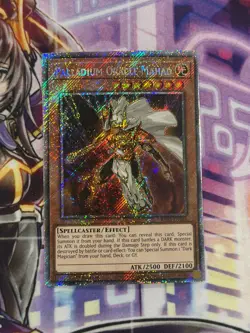 Yugioh Palladium Oracle Mahad Platinum Secret Rare RA03 - Image 1