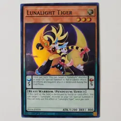 Lunalight Tiger - RA04-EN020 - NM - Super Rare - 1st ed - Yugioh - Image 1