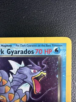 Pokemon Dark Gyarados TCG Prerelease Card 08/82 WOTC Promo Holo - Image 2
