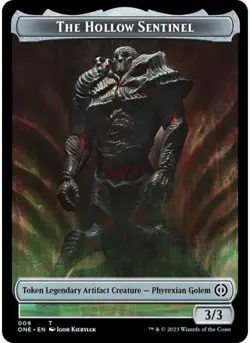 The Hollow Sentinel Token 9 MTG NM - Phyrexia: All Will Be One - Image 1