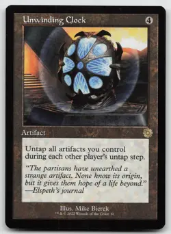 Unwinding Clock Brother's War MTG Regular - Image 1