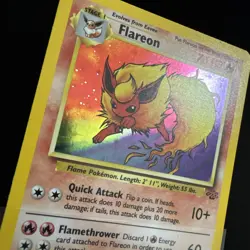 Pokemon TCG Flareon Jungle 3/64 Holo Unlimited Holo Rare - Image 2