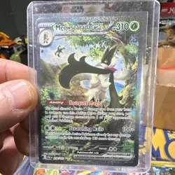 Pokemon TCG Meowscarada EX 256/193 Paldea Evolved Special Illustration Rare Hol… - Image 1