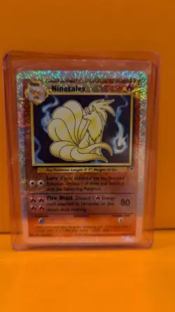 Pokemon TCG Ninetales 17/110 Reverse Foil Vintage 2002 Legendary Collection - Image 1