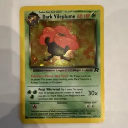 Pokemon Dark Vileplume Team Rocket 13/82 Holo Rare Unlimited 2000 - Image 1