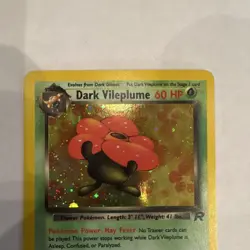 Pokemon Dark Vileplume Team Rocket 13/82 Holo Rare Unlimited 2000 - Image 2