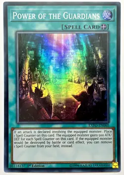 EXFO-EN060 Power of the Guardians - Super Rare 1st Edition Lightly Played YuGiOh - Image 1