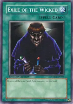 Exile of the Wicked - GLD2-EN034 - Common - Limited Edition Lightly Played Gold - Image 1