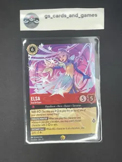 Elsa Ice Artisan 123/204 Legendary (Non-Foil) - Winterspell - Disney Lorcana - Image 1