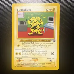 NM Pokemon ELECTABUZZ Card BLACK STAR PROMO Set #46 Wizards of the Coast - Image 1