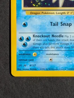 Misty's Seadra 9/132 HOLO RARE Gym Heroes VINTAGE 2000 Pokemon Card Near Mint - Image 5
