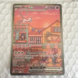 Mew ex SVP 053 Pokemon TCG Scarlet Violet 151 Black Star Promo Full Art Card - Image 1