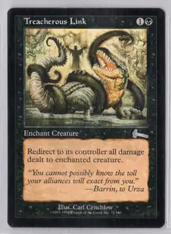 1x Treacherous Link - Urza's Legacy - Light Play - Image 1