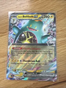 Pokemon TCG Iono's Bellibolt EX Journey Together Card 053/159 - Image 1