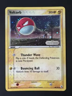 Pokemon Card - Voltorb Legend Maker 68/92 Common Reverse Holo Stamped - Image 1
