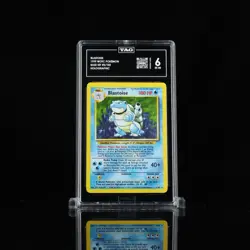 Pokemon TCG Blastoise 1999 Base Set #2/102 Holo Rare TAG Graded 6 EX-MT - Image 1