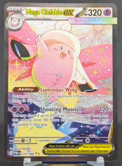 Pokemon Mega Clefable ex #119/088 Eng Perfect Order Special Illustration Rare - Image 1