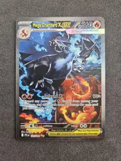 Mega Charizard x EX 125/094 Me02: Phantasmal Flames SIR Immaculate Pokemon TCG - Image 1