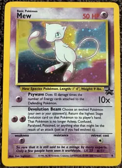 Pokemon Mew Wotc Promo Holo 09/53 English 2000 50HP Basic 10 Attack - Image 1