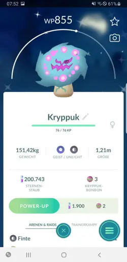 Pokemon Go Shiny Kryppuk - Schillernd - Pokemon Go Shiny Spiritbomb - Image 1