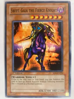 Swift Gaia the Fierce Knight - SD5-EN006 - Common - 1st Edition - Image 1