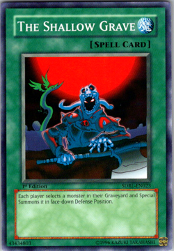 The Shallow Grave - SDRL-EN023 - Common 1st Edition Yugioh - Image 1