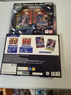Lot of 2 BANDAI ONE PIECE ILLUSTRATION BOXES VOL 6 FACTORY SEALED Hard To Find! - Image 4
