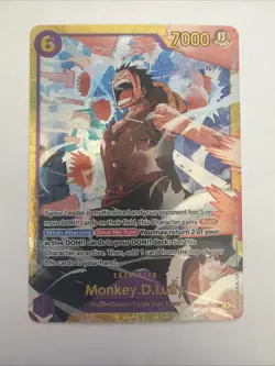 EB02-061 SEC Monkey.D.Luffy - Secret Rare - PRB-02 - English - One Piece TCG CCG - Image 1