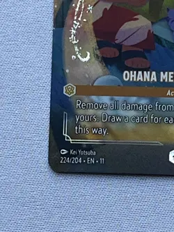 Ohana Means Family - Disney Lorcana Winterspell - Enchanted 224/204 - Image 4