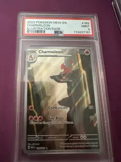 Pokemon TCG Charmeleon Scarlet Violet-151 Illustration Rare Card 169/165 PSA 9 M - Image 1