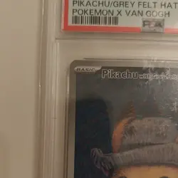 Pikachu with Grey Felt Hat 085 Pokemon x Van Gogh 2023 English PSA 10 Promo Card - Image 4