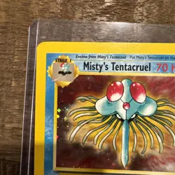 Pokemon TCG Misty's Tentacruel 10/132 (Swirl) Gyme Heroes Unlimited Holo Card - Image 2