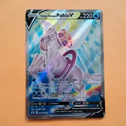 Origin Forme Palkia V SWSH253 Black Star Promo Full Art Pokemon Card Holo Rare - Image 1