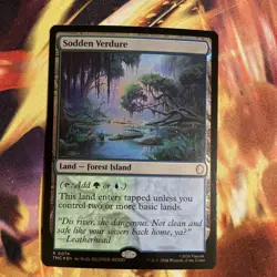 Sodden Verdure (Surge Foil) Rare MTG Ninja Turtles Commander - Image 2