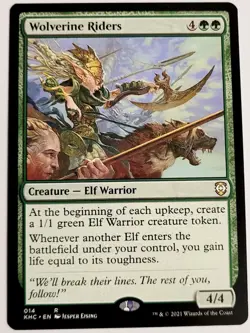 MTG Wolverine Riders Commander: Kaldheim NM - Image 1