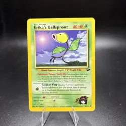 Erika's Bellsprout 38/132 Gym Challenge Pokemon Unlimited NM Near Mint -j - Image 1