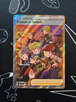 Friends in Sinnoh 149/159 Pokemon TCG Crown Zenith Ultra Rare Trainer English - Image 1