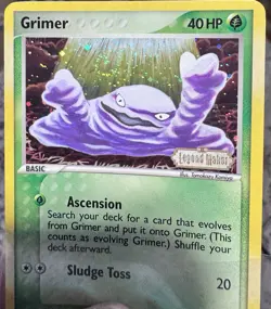 SWIRLZ! Pokemon Grimer Legend Maker 54/92 Reverse Holo Stamped - Image 1