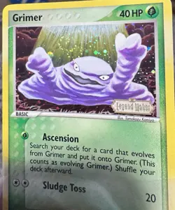 SWIRLZ! Pokemon Grimer Legend Maker 54/92 Reverse Holo Stamped - Image 2