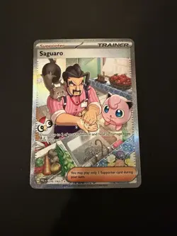 2023 SV: Paldea Evolved Pokemon - SAGUARO Special Illustration Rare 270/193 - Image 1