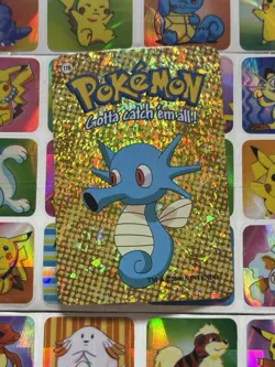 Pokemon 151 Vintage Pocket Monsters Vending HOLO Prism Sticker 2000 Nintendo - Image 2