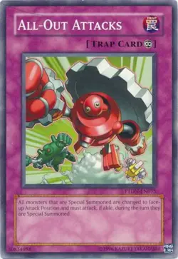 3 x All-Out Attacks - PTDN-EN075 - Common - Unlimited Edition Near Mint, English - Image 1