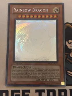 Rainbow Dragon TAEV-EN006 Ghost Rare 1st Edition Yu-Gi-Oh! NM+ - Image 2