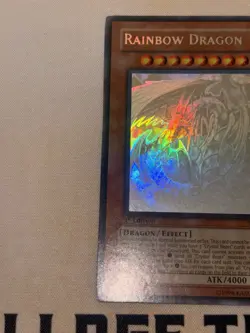Rainbow Dragon TAEV-EN006 Ghost Rare 1st Edition Yu-Gi-Oh! NM+ - Image 4
