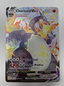 SHINY Charizard VMAX Shining Fates Pokemon Card SV107/122 PACK FRESH Ultra Rare - Image 1