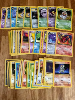 Large lot Pokemon Cards ROCKET Good Run 2 - 81 / 82 inc Holo Foils - Image 3