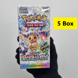 [5 BOX] Pokemon Card Scarlet&Violet Terastal Festival EX Booster Box sv8a Korean - Image 1