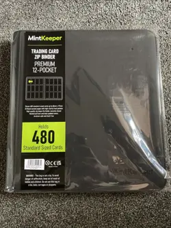 Mintkeeper 12 Pocket Premium Trading Card Zip Binder - Image 1