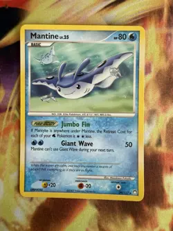 Mantine 29/123 - EX Mysterious Treasures (2007) Pokemon Card - LP - Image 1