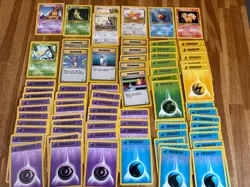 Large Lot Pokemon Cards Base Set 2 Cards 65 -130 Excellent /130 74 cards - Image 1